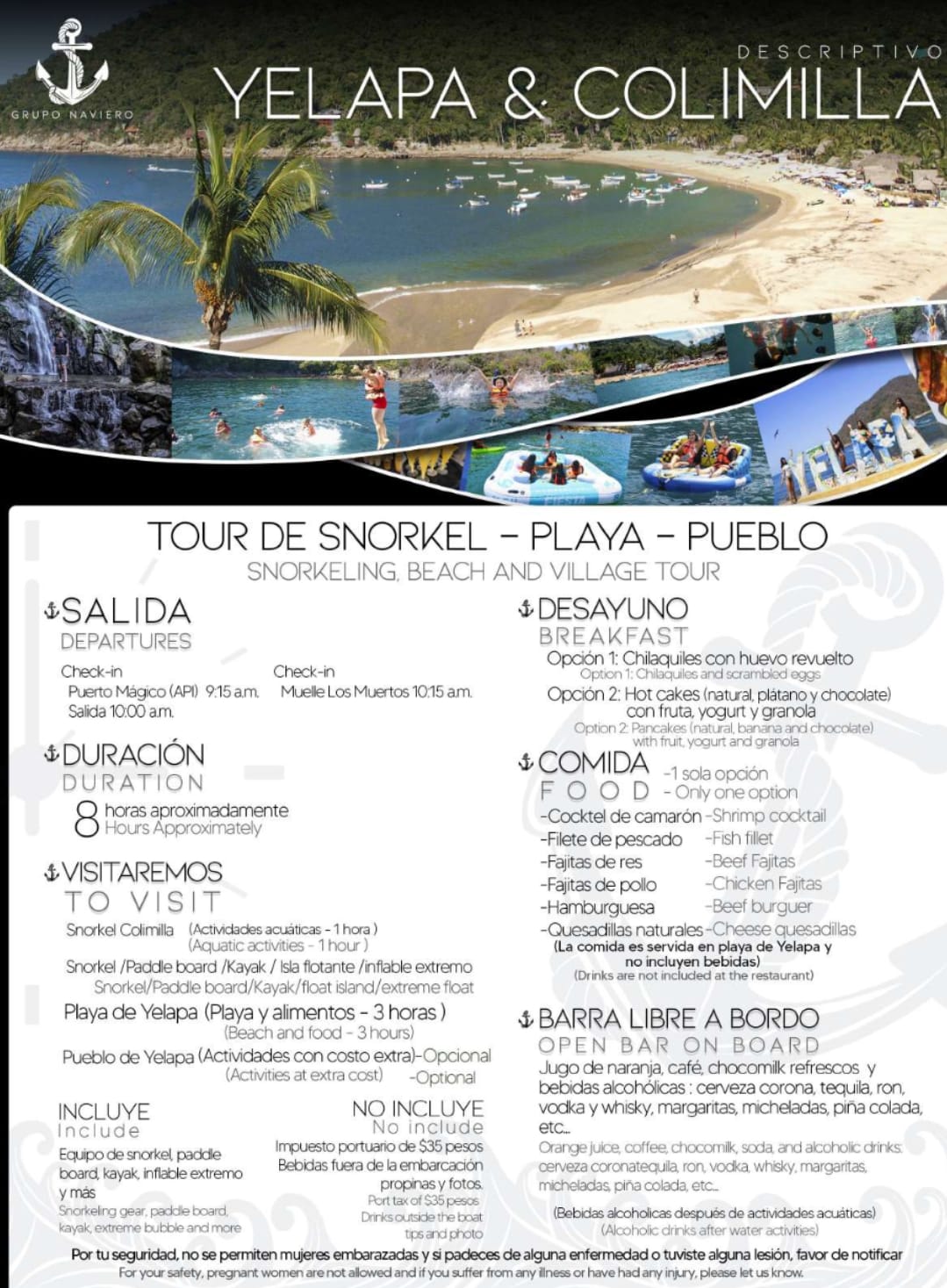 Colomilla and Yelapa Inclusions